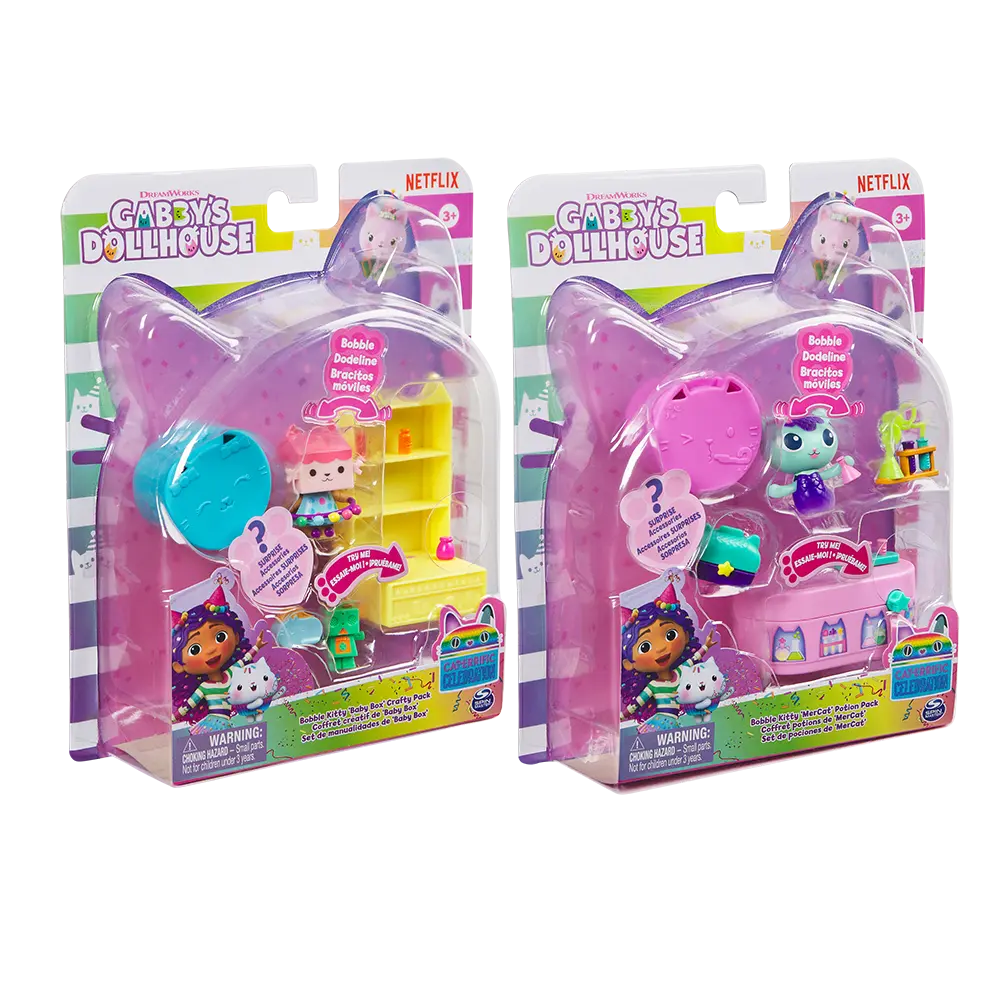 Set de juego Bobble Kitty y Mercat de La Casa de muñecas de Gabby