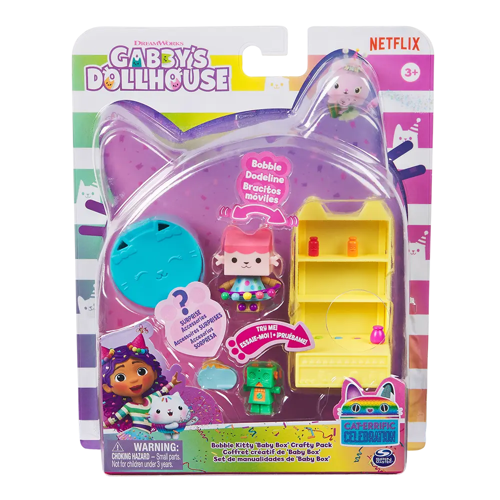 Set de juego Bobble Kitty y Mercat de La Casa de muñecas de Gabby