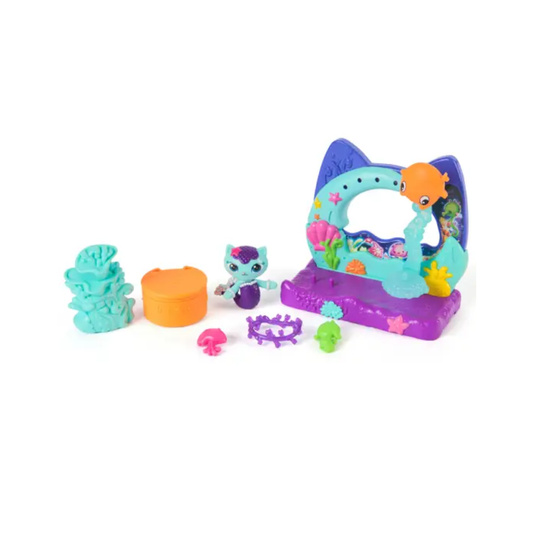 Gabby’s Dollhouse Playset Balcón Acuario de Mercat - 7 Piezas