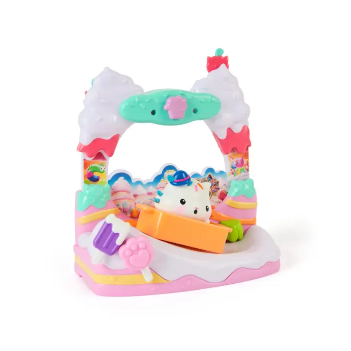 Gabby’s Dollhouse Playset Balcón Acuario de Mercat - 7 Piezas