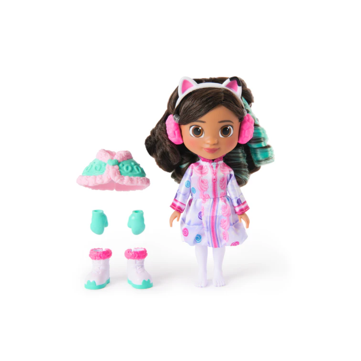 Gabby’s Dollhouse Figura Gabby 15 cm Sweetest Treat (Vestimenta de Invierno)