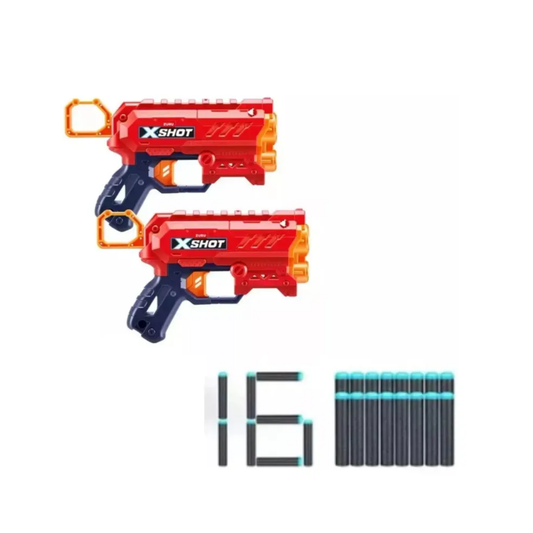 Set X-Shot Double Micro Excel 2.0 con 16 Dardos