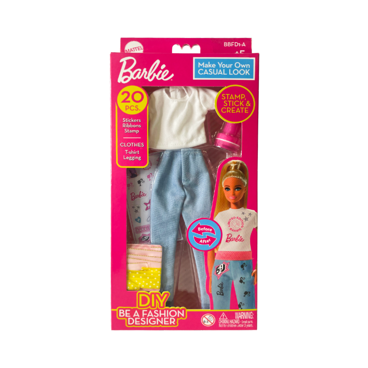 Barbie Set Ropa De Muñecas Para Diseñar Casual Look