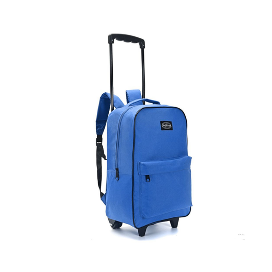 Mochila con Carro GoodPak Azul Francia 17” Escolar