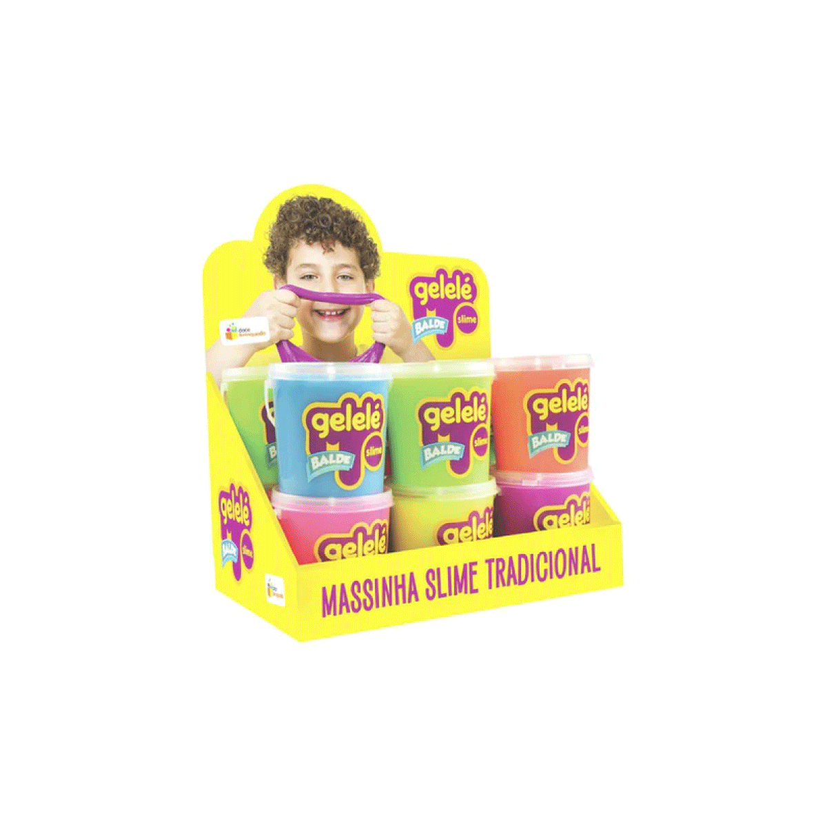 Gelele Slime Tradicional Balde 457g