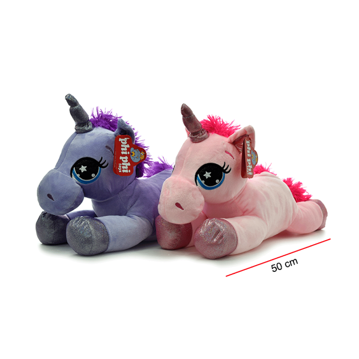 Unicornio Echado 50cm Phi Phi toys