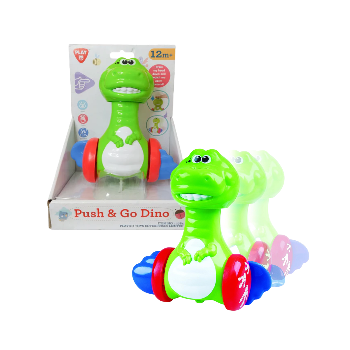 Dino De Arrastre PlayGo – JUGUETERIAS MONOCOCO - Main Image