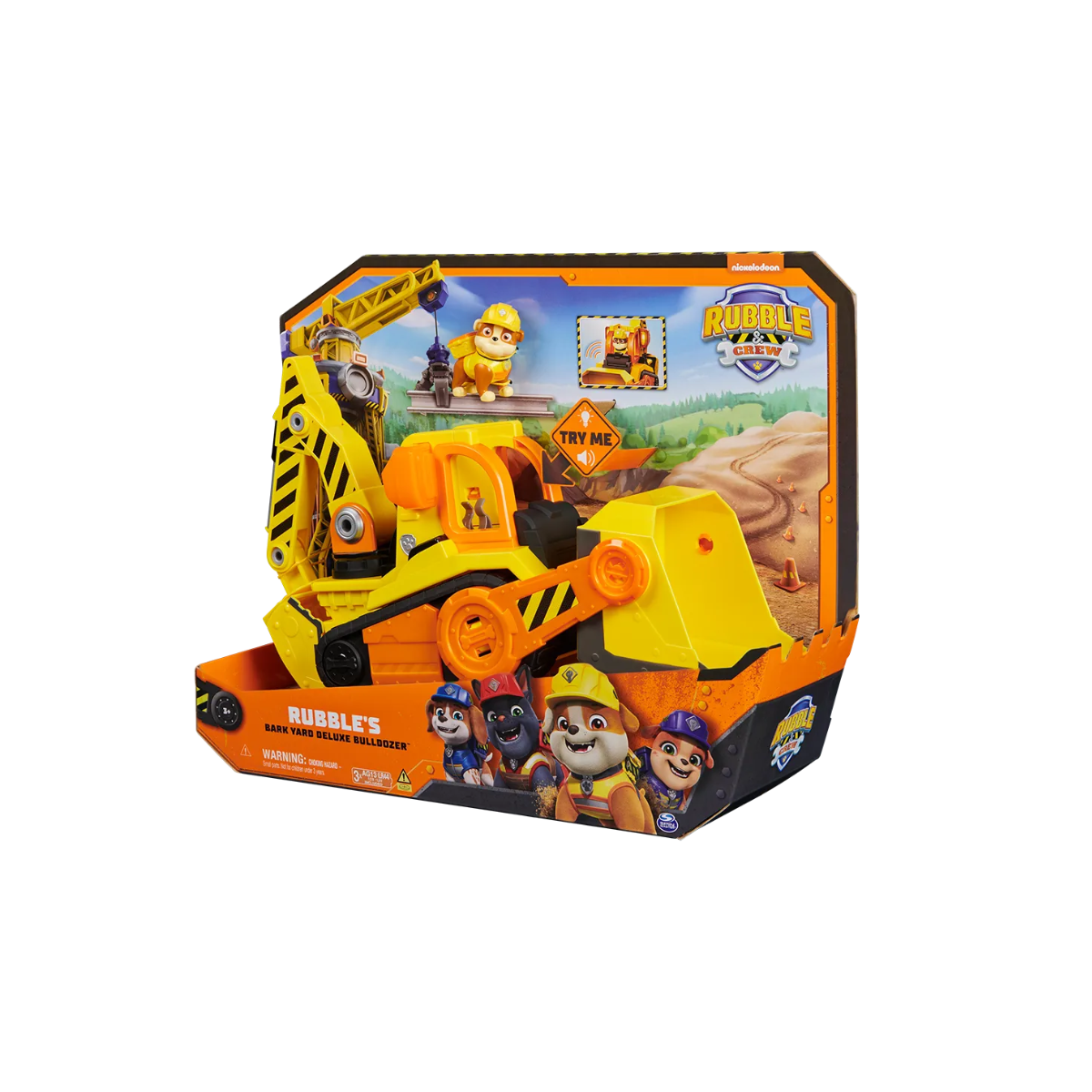 Camión Deluxe Rubble Bark Yard Bulldozer Rubble & Crew Vulcanita