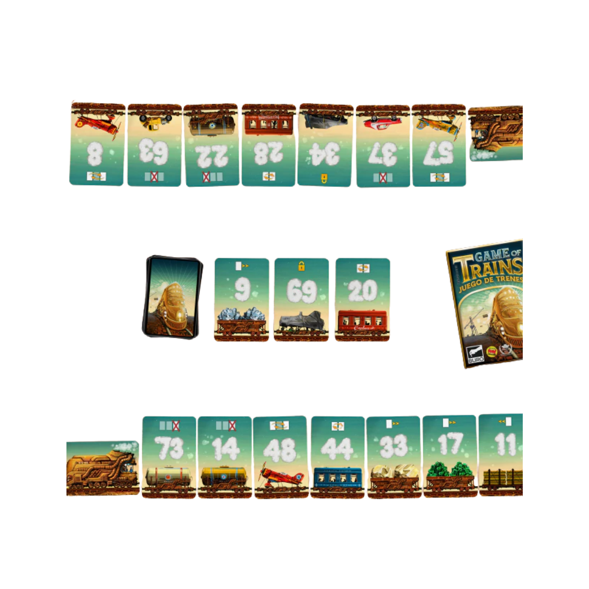 Juego De Cartas Game Of Trains Buró