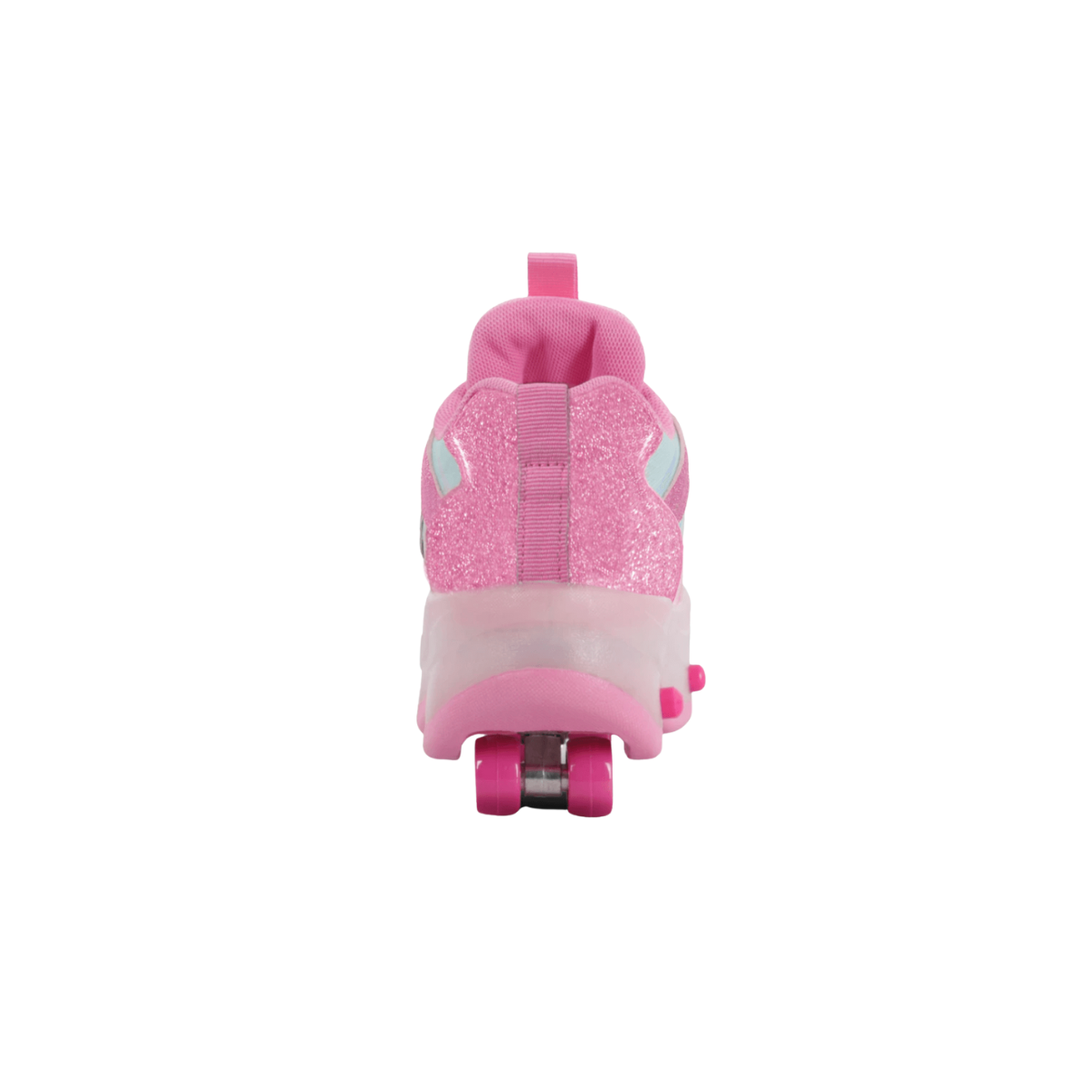 Zapatillas Patines Con Luz 2 Roll Cool Rosa Footy