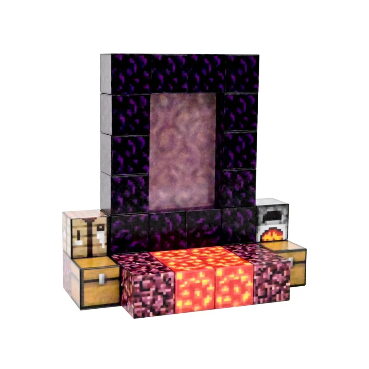 Cubos Magneticos Minecraft Portal al Nether 32 Piezas T043