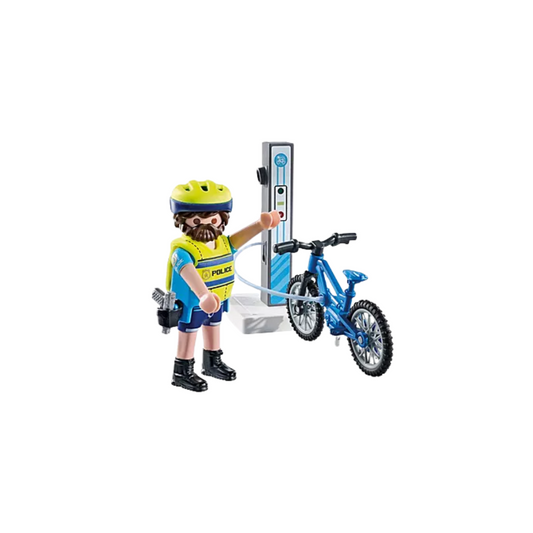 Playmobil 71732 Policía Patrulla En Bicicleta