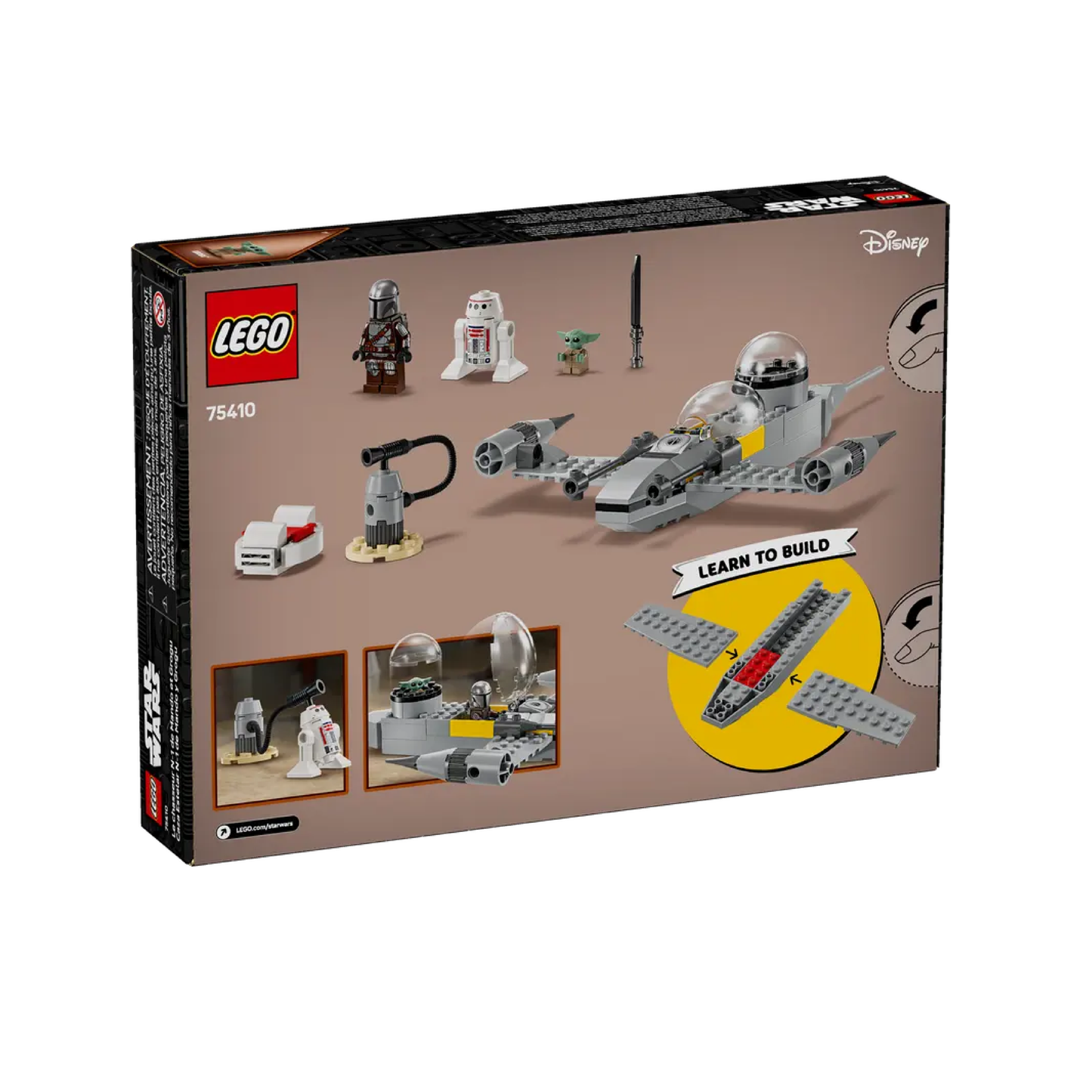 Lego Star Wars Caza Estelar N-1 De Mando Y Grogu