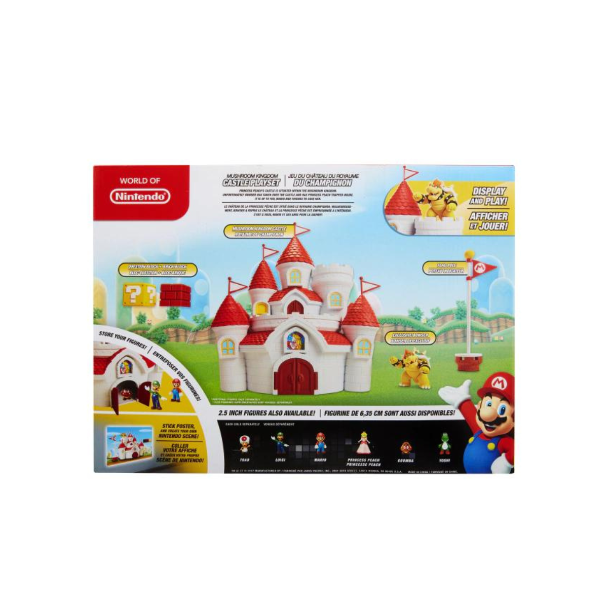 Playset Super Mario Bros Castillo Del Reino Champignon