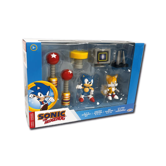 Figura Sonic Playset The Hedgehog Diorama Wabro