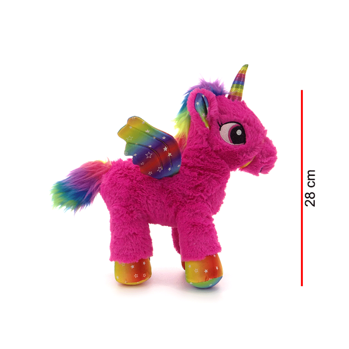 Peluche Unicornio Con Alas 28cm Phi Phi toys