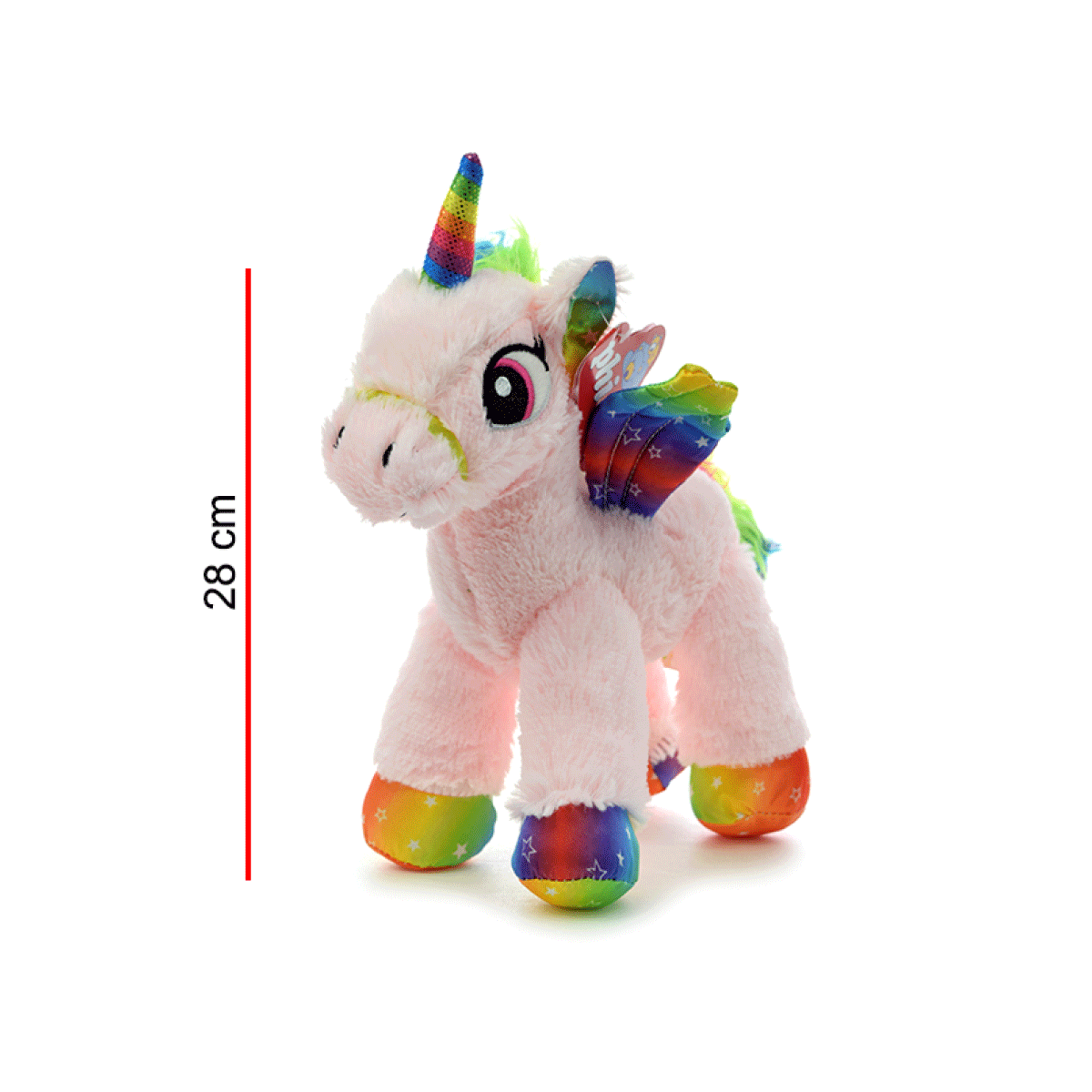 Peluche Unicornio Con Alas 28cm Phi Phi toys