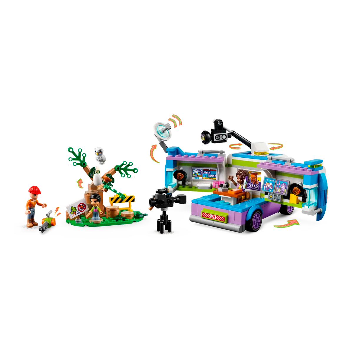 Lego Friends Unidad Móvil de Noticias