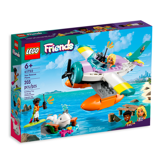 Lego Friends Avión de Rescate Marítimo