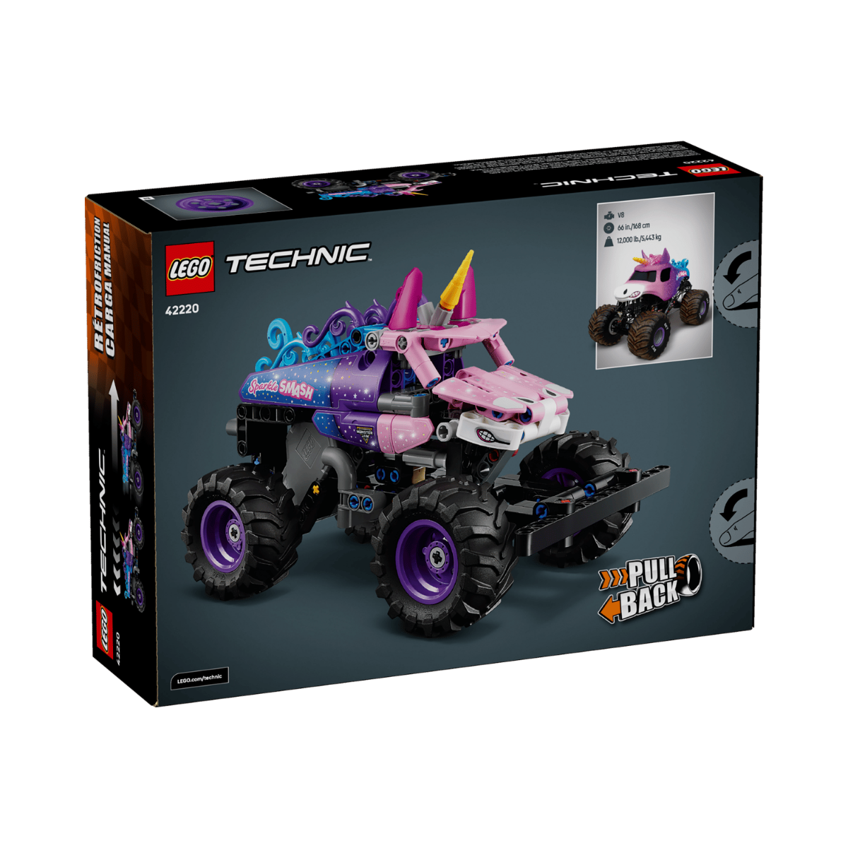 LEGO® Technic™ Monster Jam™ Sparkle Smash™ Pull-Back