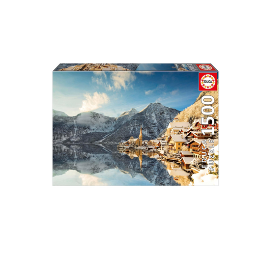 Puzzle Invierno En Hallstatt 1500 Piezas Educa