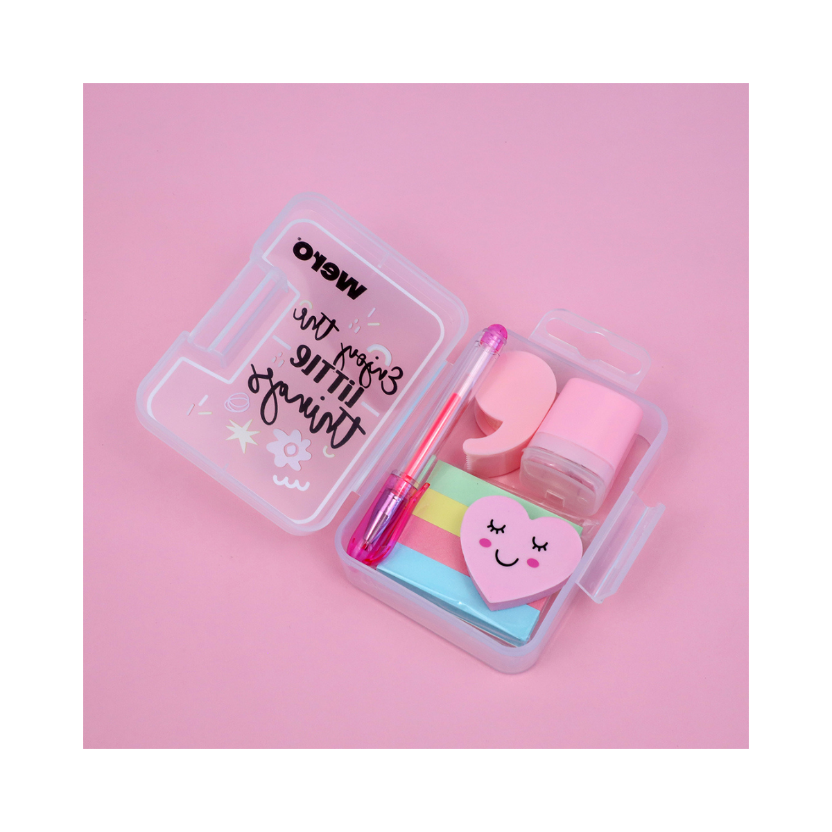 Set Escolar Wero Little Thing x5 con Estuche Tipo Valijita – Art.