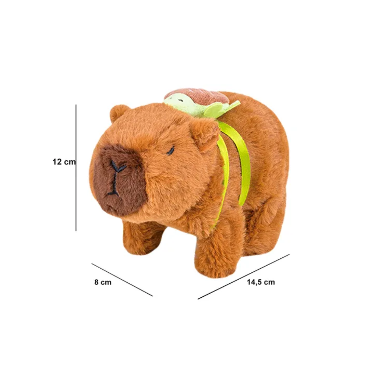 Peluche Capybara Doctor Mascota Con Movimiento Más Accesorios