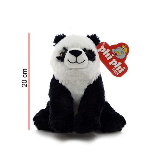 Peluche Oso Panda Sentado Soft 20 cm Phi Phi Toys
