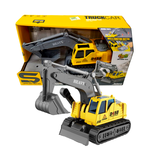 Camión Excavador Con Luz  y Sonido