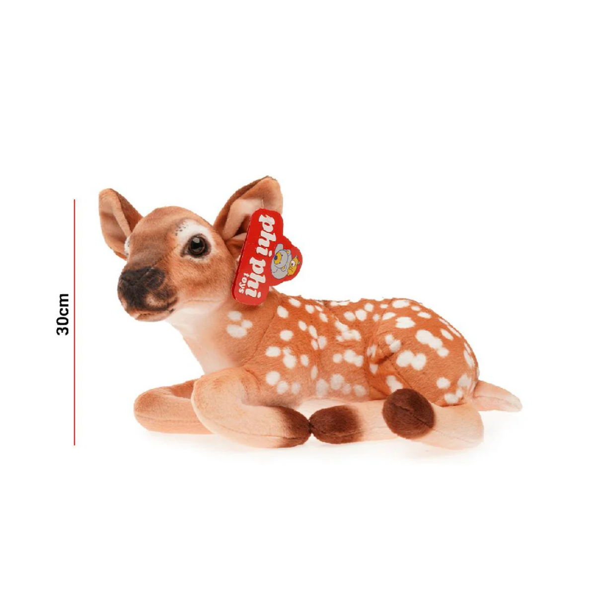 Peluche Bambi Echado Soft 30 cm Phi Phi Toys