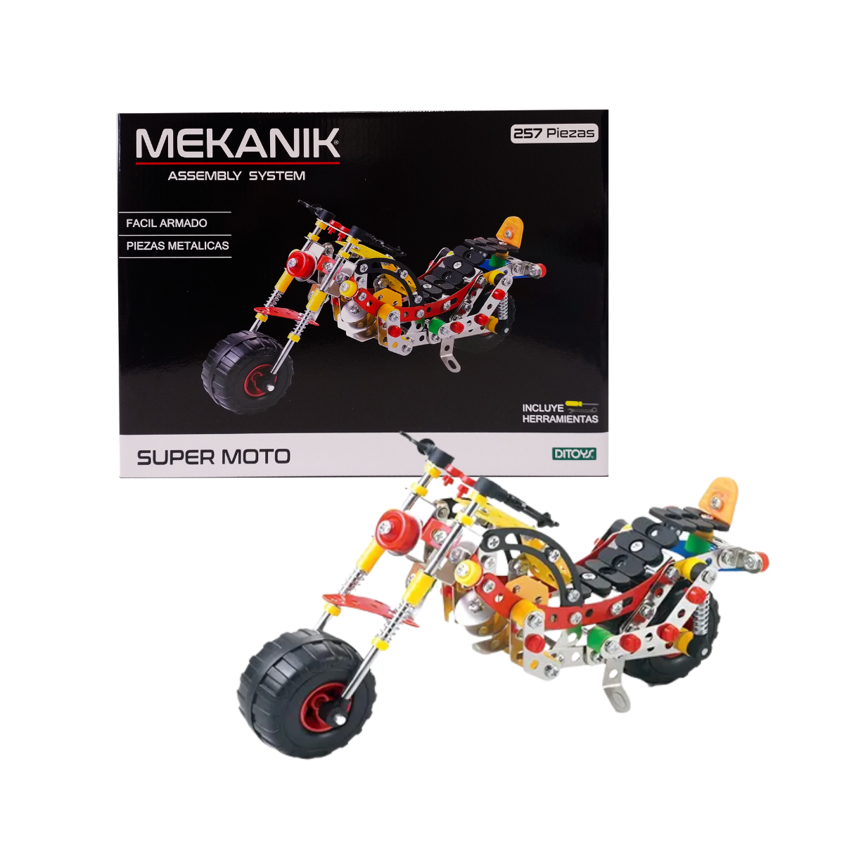 Set De Bloques Para Armar Mekanik Aplanadora Ditoys