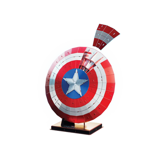 Rompecabezas 4D Marvel Capitán América con Base