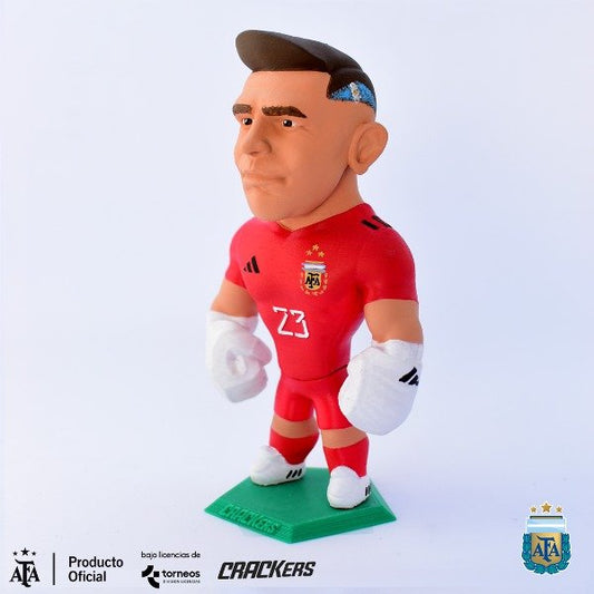 Figura 3D Coleccionable de Dibu Martínez