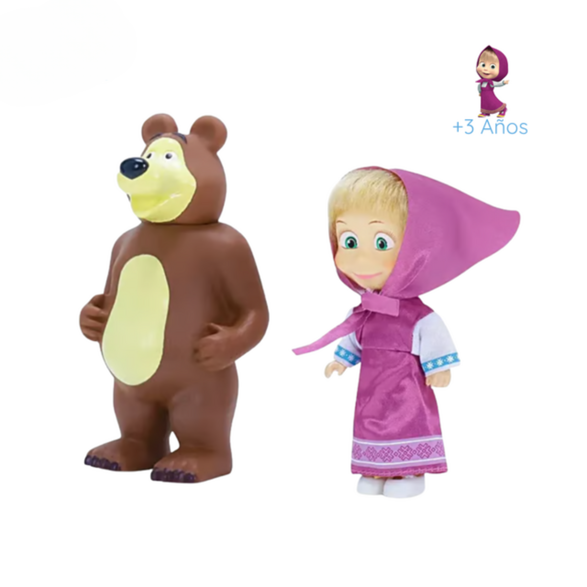 Muñeca Infantil Masha Y El Oso Set De Figura