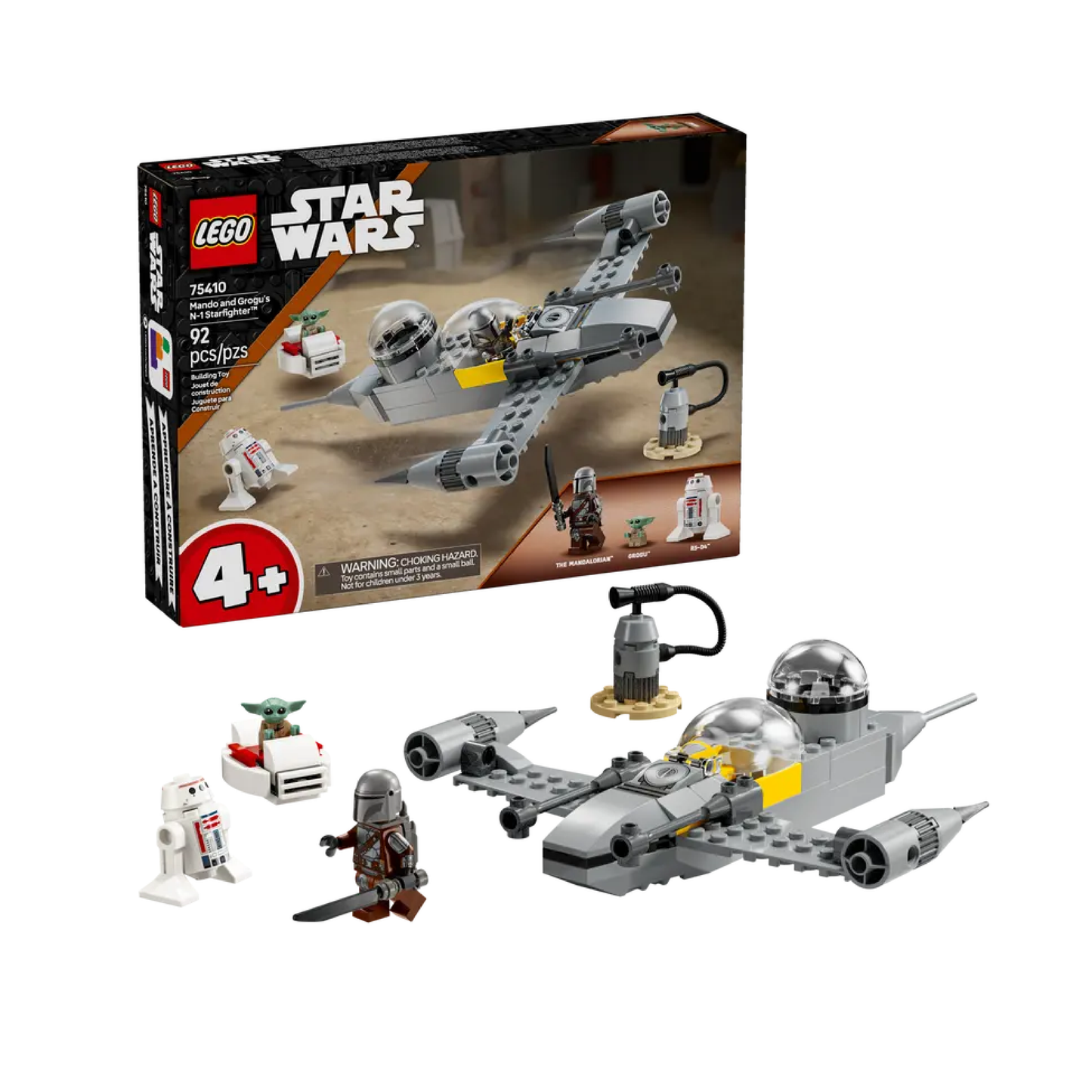 Lego Star Wars Caza Estelar N-1 De Mando Y Grogu