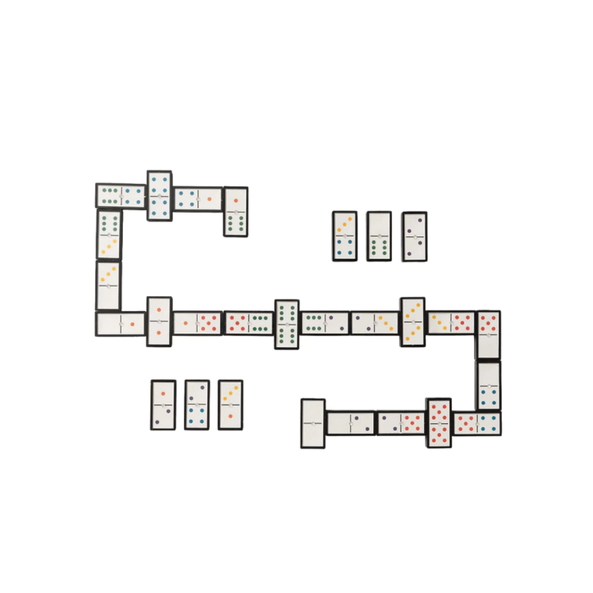 Juego de Mesa Dominó Multicolor Ruibal