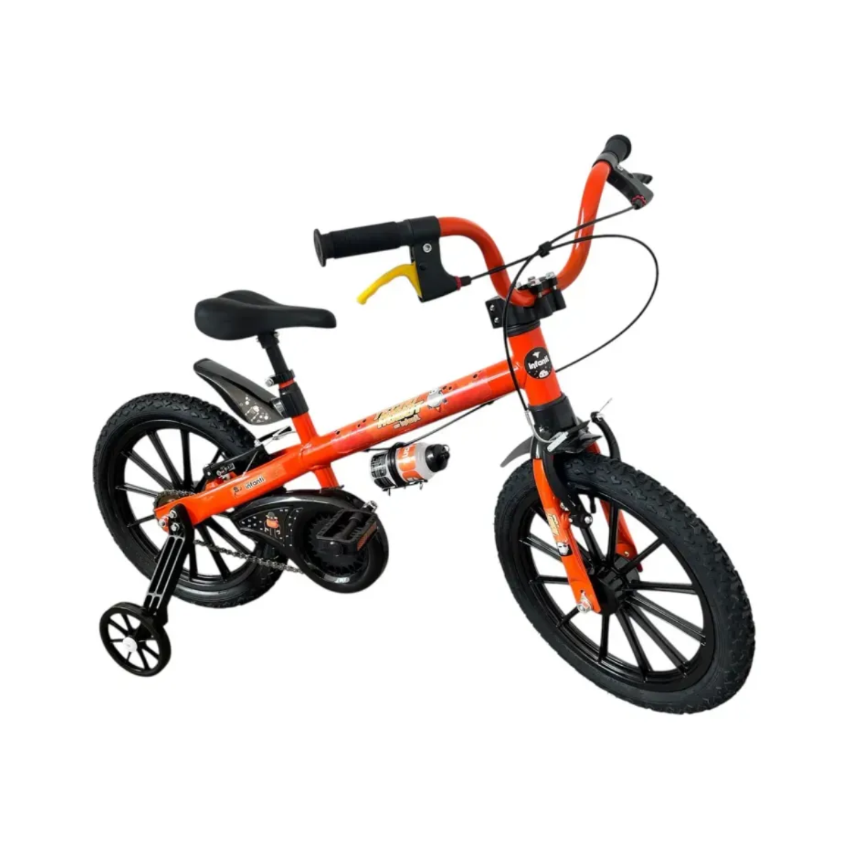 Bicicleta Naranja Rodado 16 Infanti