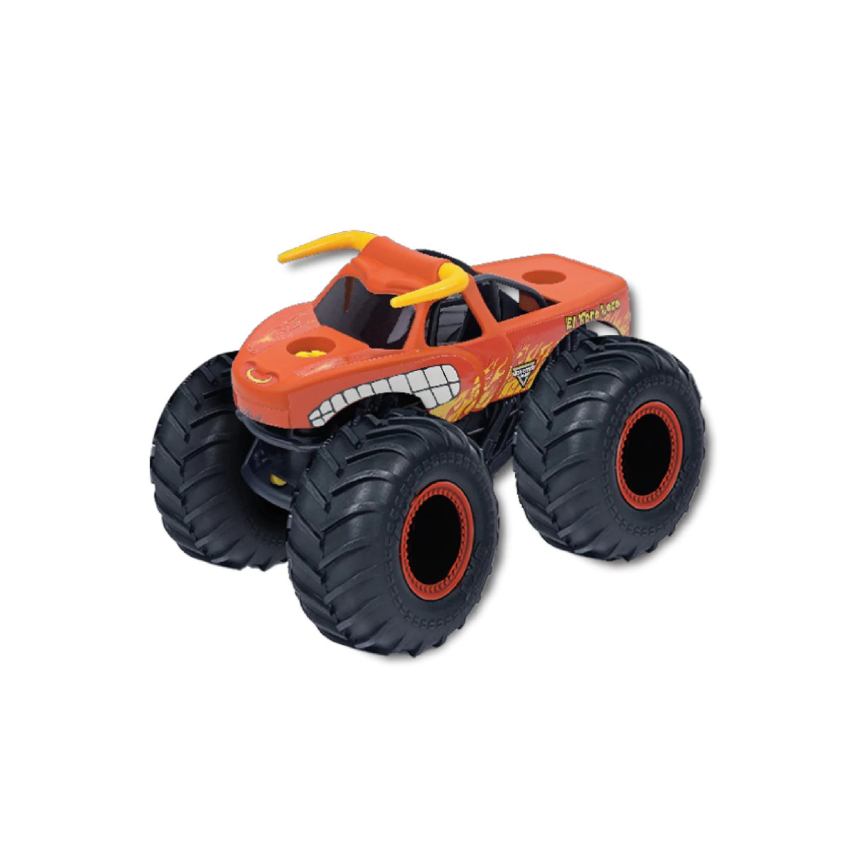 Monster Jam 1:32 El Toro Loco para Armar y Desarmar - Con Accesorios
