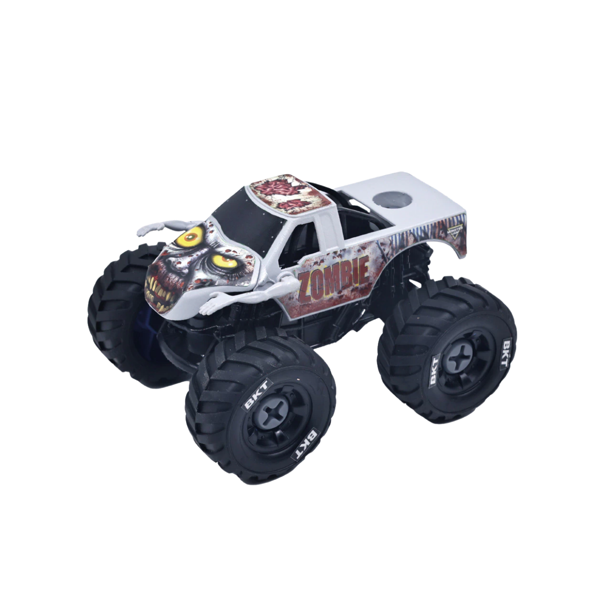 Monster Jam 1:43 Zombie para Armar y Desarmar - Con Accesorios