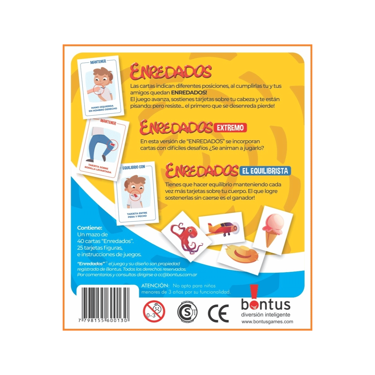Juego de Cartas Enredados Bontus