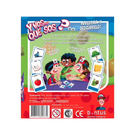 Juego De Cartas Y Vos, Qué Sos?