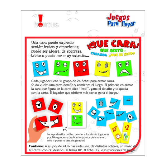Juego de Mesa ¡Qué cara! Bontus
