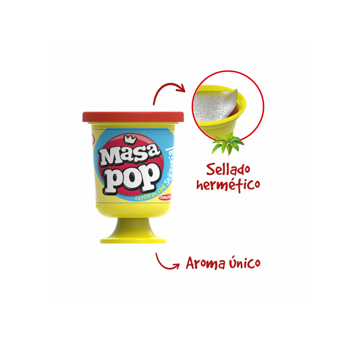 Masa Pop x1 Colores Surtidos Chikitoys
