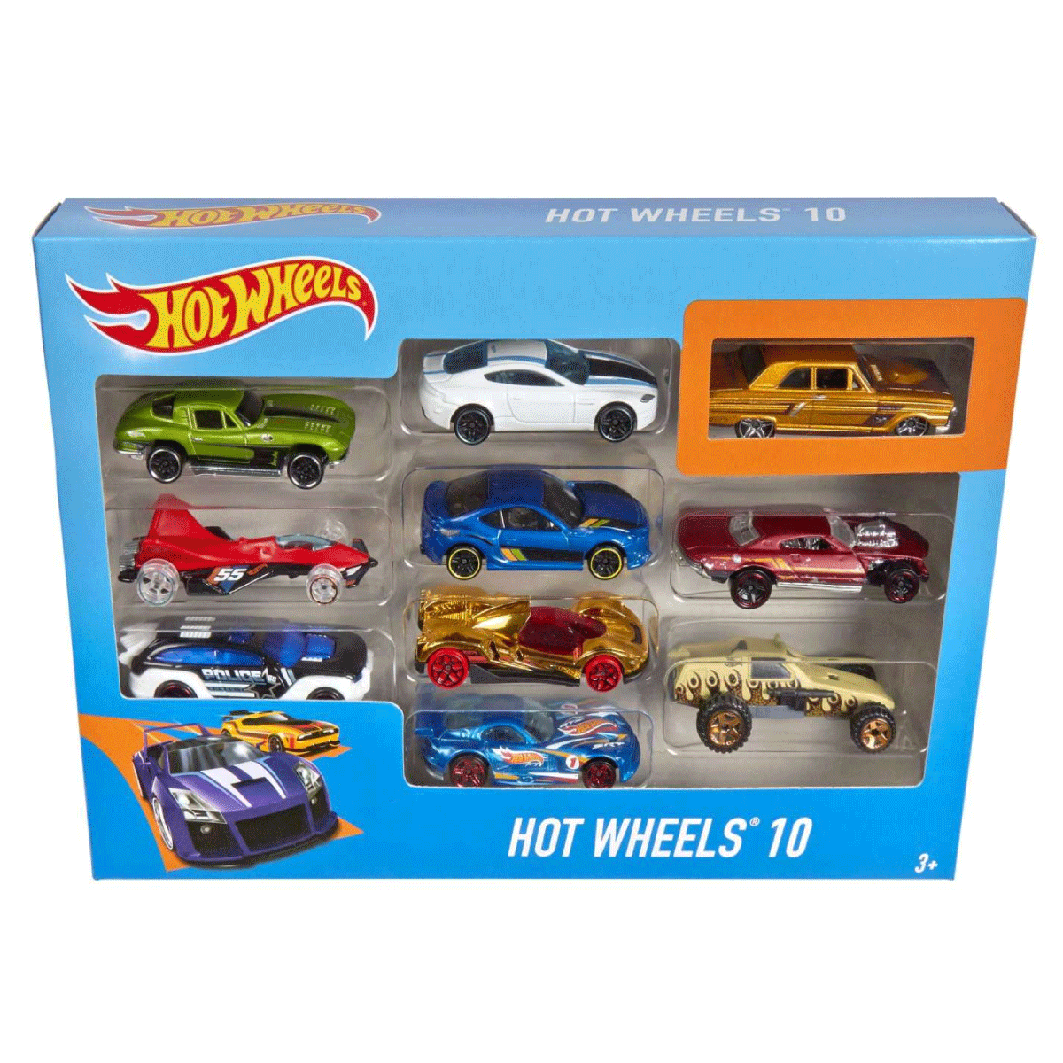 Hot Wheels Pack De 10 Vehículos