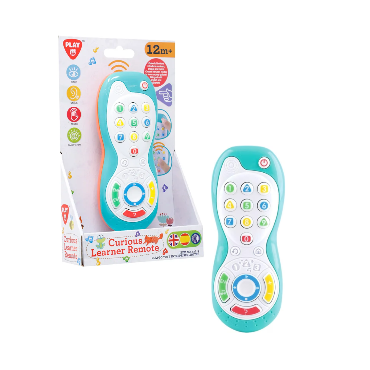 Mi Primer Control Remoto De Juguete Con Luz y Sonido PlayGo