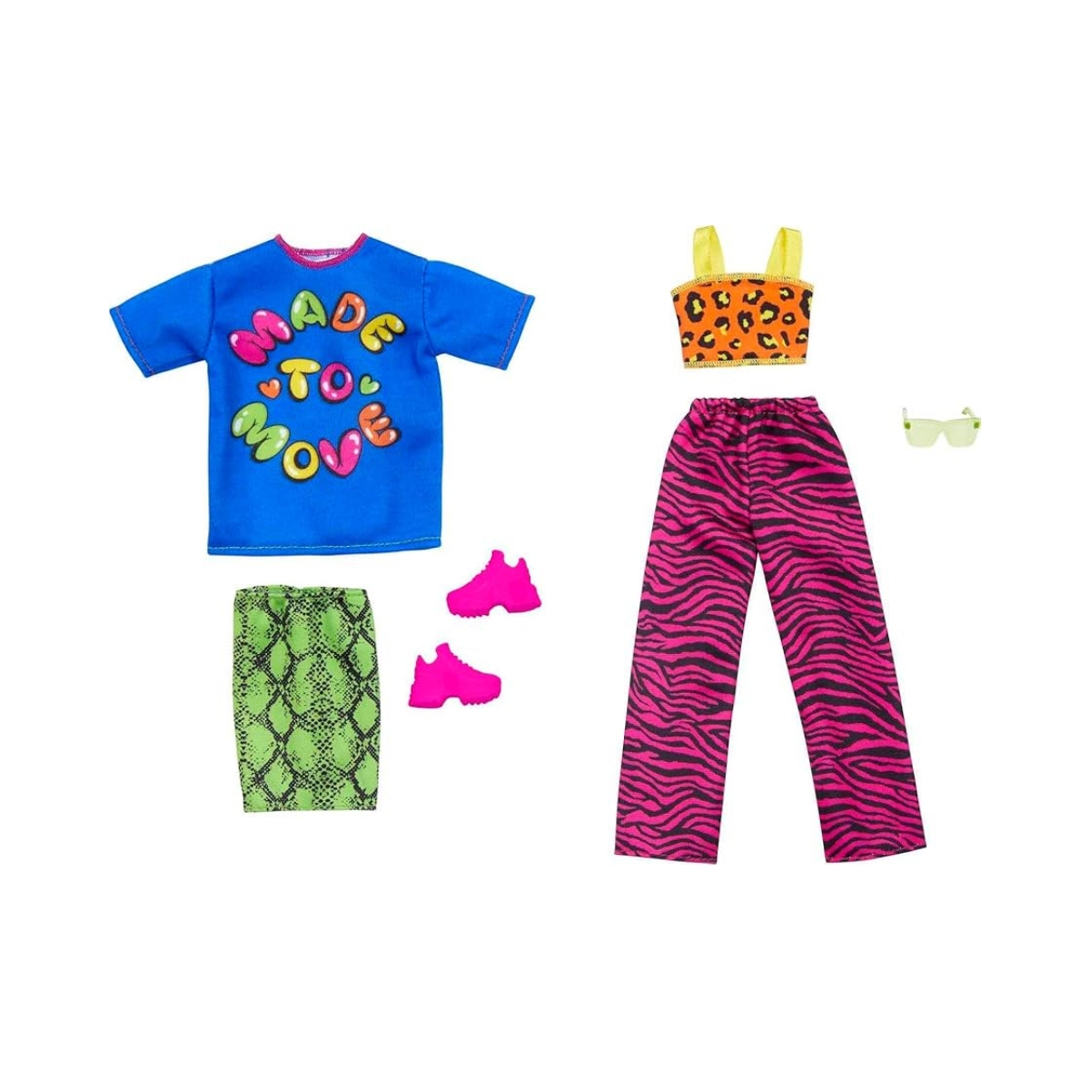 Barbie Ropa Y Accesorios - 2 Conjuntos