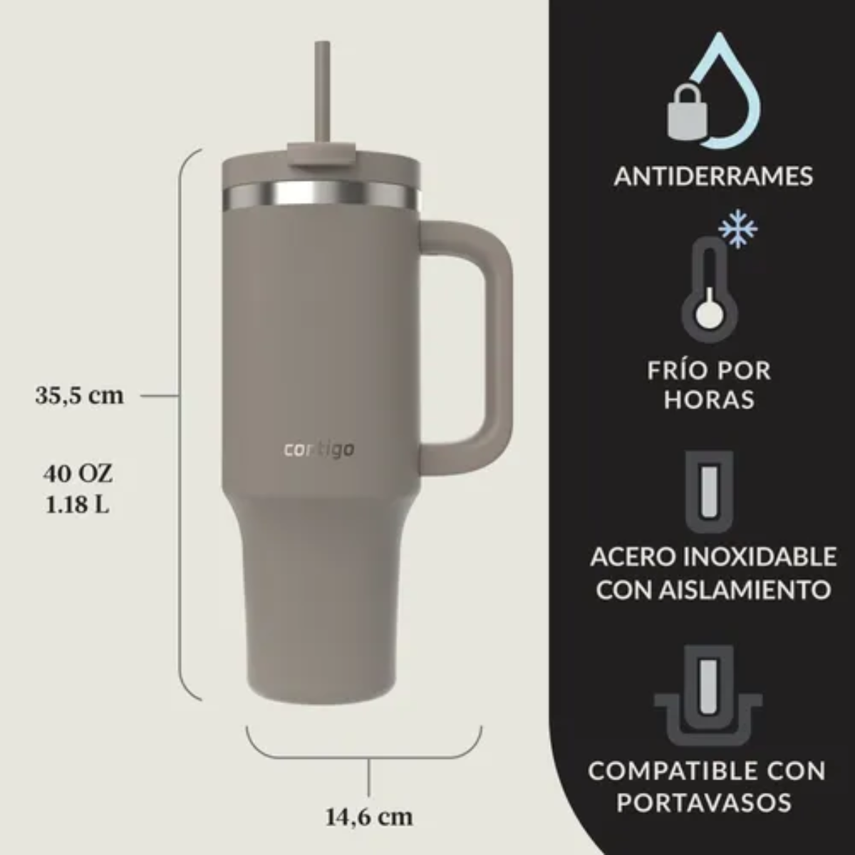 Vaso Térmico Contigo Streeterville 1180 ml - Inkycap
