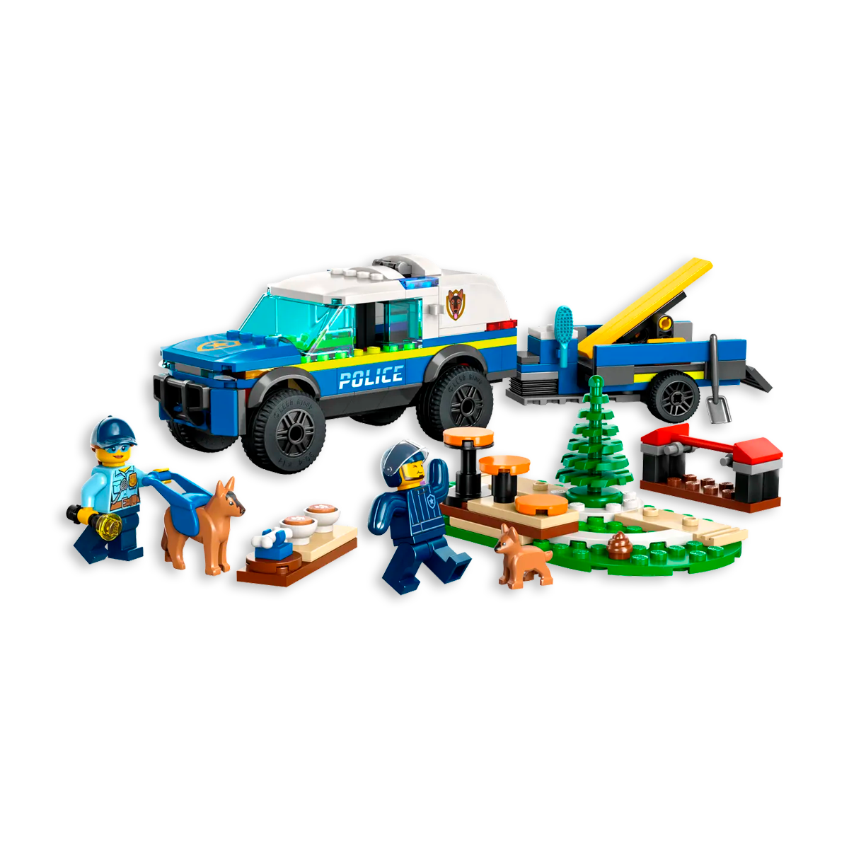 Lego City Entrenamiento Móvil para Perros Policía