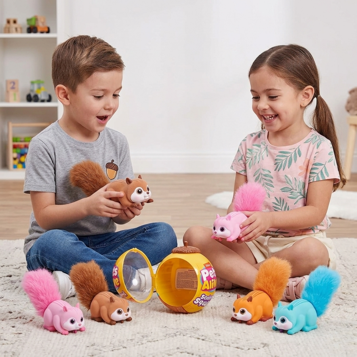 Pets Alive Scurry’n Squirrels - Ardilla Interactiva 10 cm