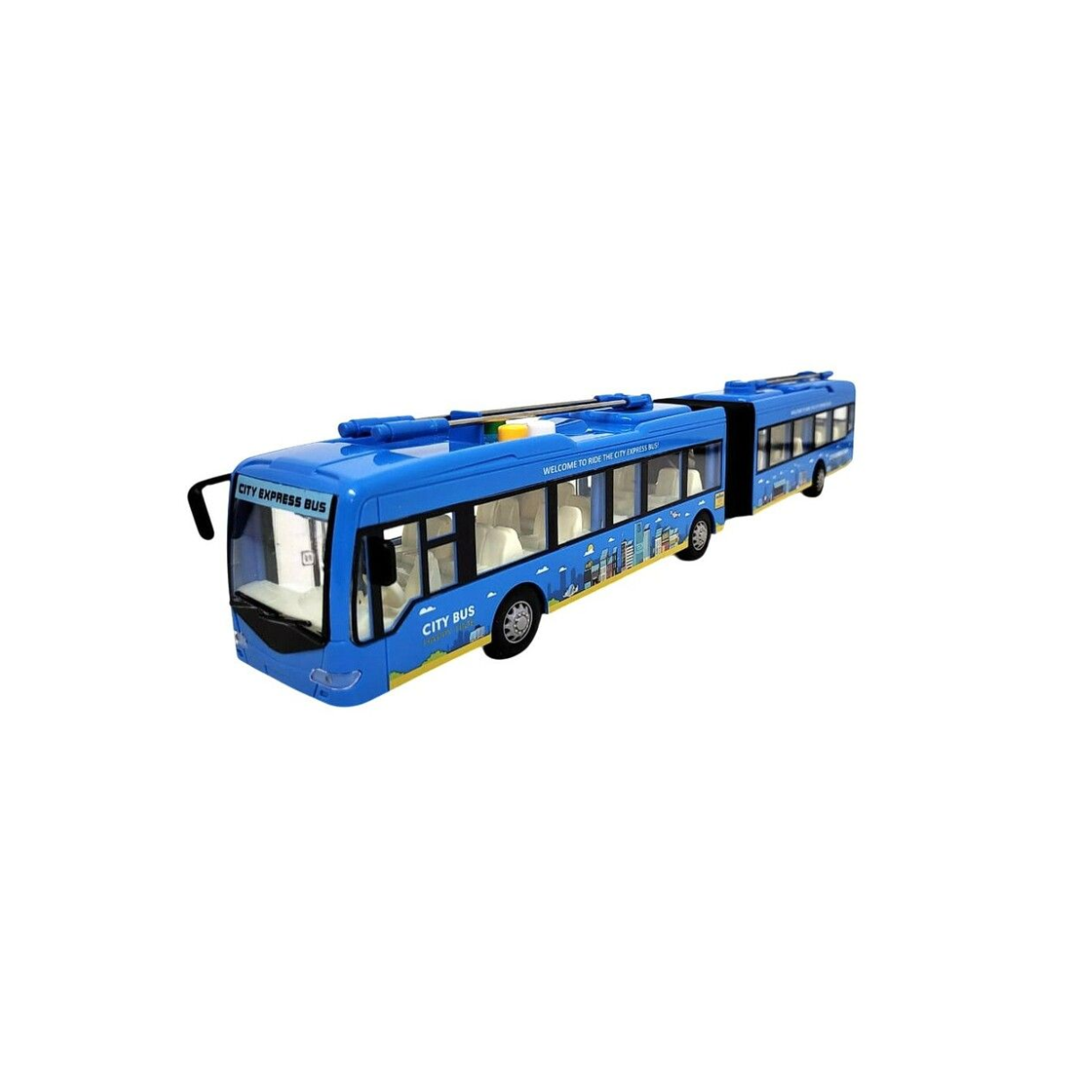 Autobús Doble Urbano Articulado Con Sonido Isakito